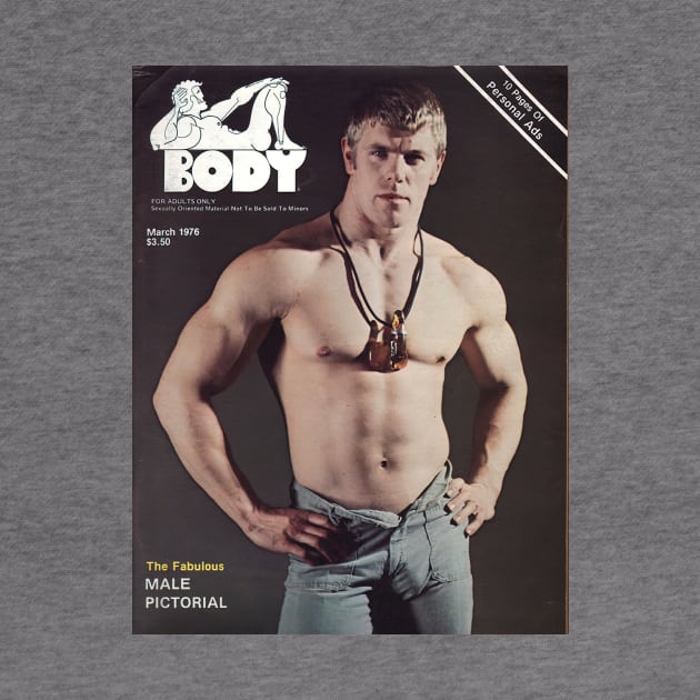 BODY Pictorial Magazine - Vintage Physique Muscle Male Model Magazine Cover by SNAustralia